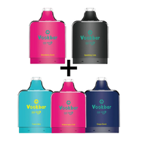 Combo: Vookbar Explorer 13K Pods x5 | Watermelon Chill (Sandía Refrescante) + Strawberry Burst (Fresa Intensa) + Sparkling Cola (Gaseosa Negra Burbujeante) + Grape Burst (Uva Intensa) + Fresh Mint (Menta Fresca)
