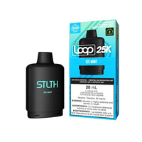 Combo: STLTH LOOP 25K Batería + Recarga | Ice Mint (Menta Fresca) + Batería V3 Negra