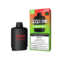 Combo: STLTH LOOP 25K Batería + Recarga | Strawberry Lime Ice (Fresa y Lima Fresca) + Batería V3 Negra