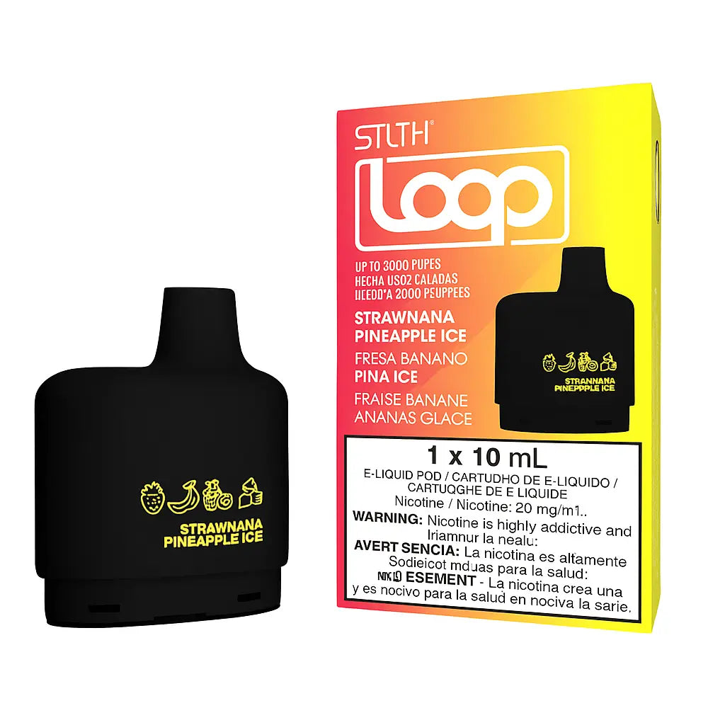 STLTH LOOP Pod | Strawnana Pinapple Ice Take a vape ®