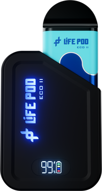 Combo Life Pod ECO II Pod 10K | Blue Razz Bubblegum (Arándano Azul y Frambuesa Dulce) + Batería Negro