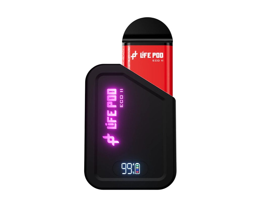 Combo Life Pod ECO II Pod 10K | Cherry Lime Ice (Cereza con Lima Fresca) + Batería Negro