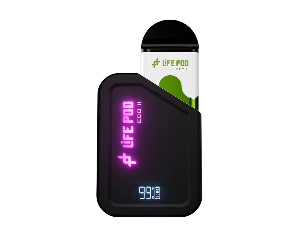 Combo Life Pod ECO II Pod 10K | Coconut Water Ice (Agua de Coco Fresca) + Batería Negro