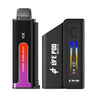 Combo: Life Pod ECO III 20K Batería + Recarga | Cherry (Cereza) + Batería Negro