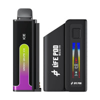 Combo: Life Pod ECO III 20K Batería + Recarga | Green Grape Ice (Uva Verde Fresca) + Batería Negro