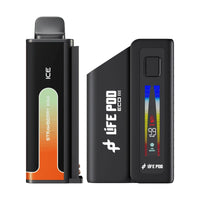 Combo: Life Pod ECO III 20K Batería + Recarga | Strawberry Kiwi (Fresa con Kiwi) + Batería Negro