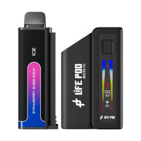 Combo: Life Pod ECO III 20K Batería + Recarga | Strawberry (Fresa) + Batería Negro