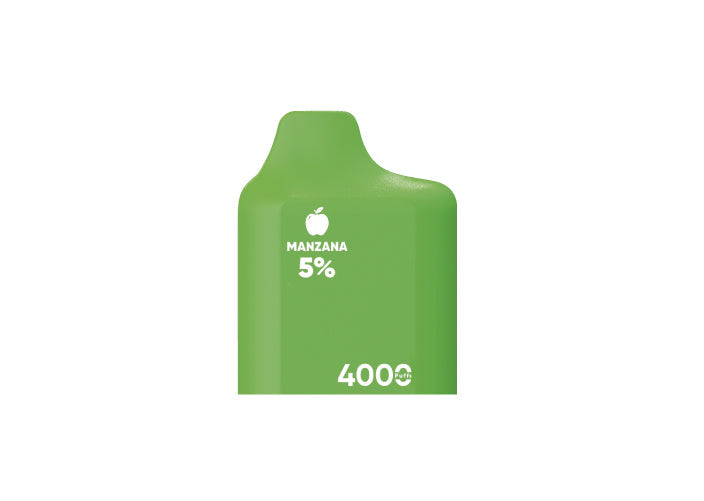 Combo: Glucloud BOX Batería + Pod 4000 | Sour Apple (Manzana) + Batería Negra