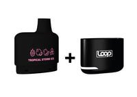 Combo: STLTH LOOP 5K Batería + Recarga | Tropical Storm Ice (Mezcla Tropical Fresca) + Batería V1 Negro