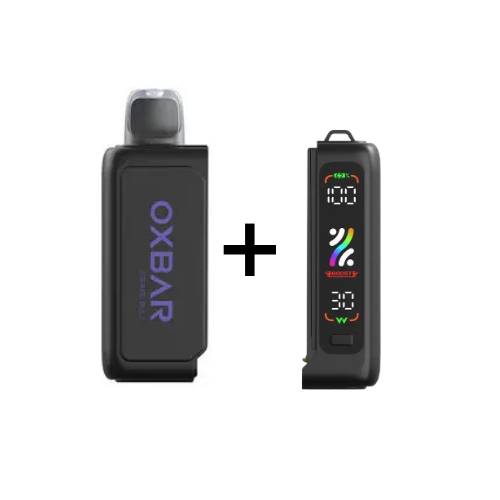 Combo Oxbar Svopp | Grape Bull (Uva con Energizante) + Batería Negro