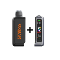 Combo Oxbar Svopp | Mango Peach Ice (Mango con Durazno Fresco) + Batería Gris Metálico