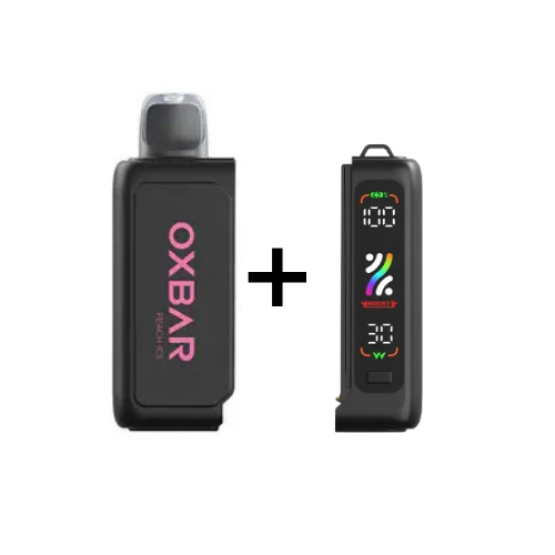 Combo Oxbar Svopp | Peach Ice (Durazno Fresco) + Batería Negro