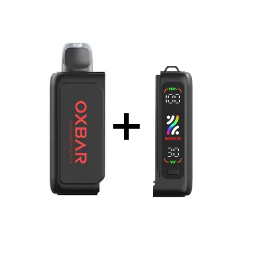 Combo Oxbar Svopp | Strawberry Lemon (Fresa con Limón) + Batería Negro