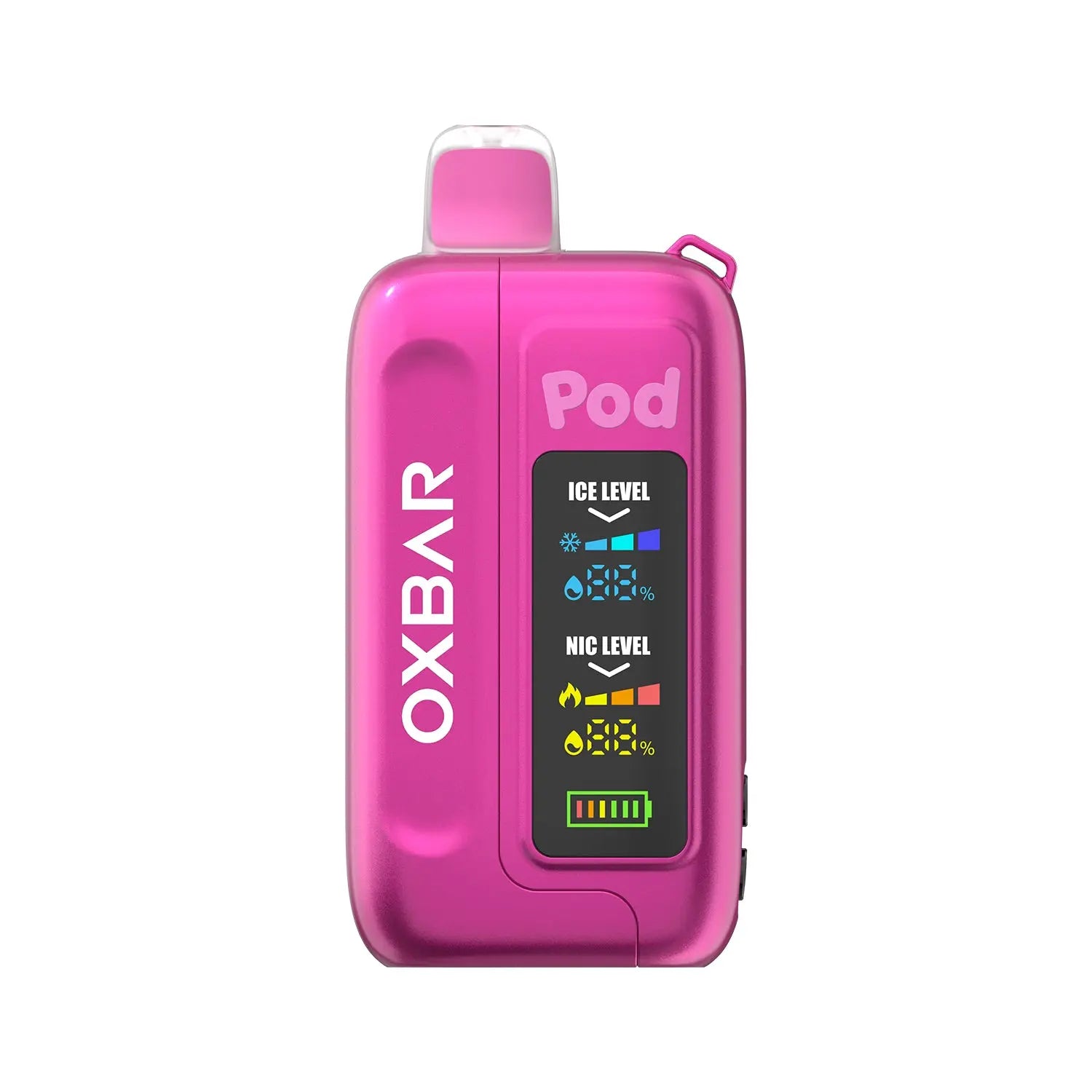 Oxbar 30K Ice- Nic ft POD JUICE | Pink Strawberry Burst Take a vape ®