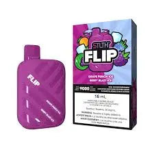 STLTH FLIP BAR | Grape Punch Ice and Berry Blast Ice Take a vape ®