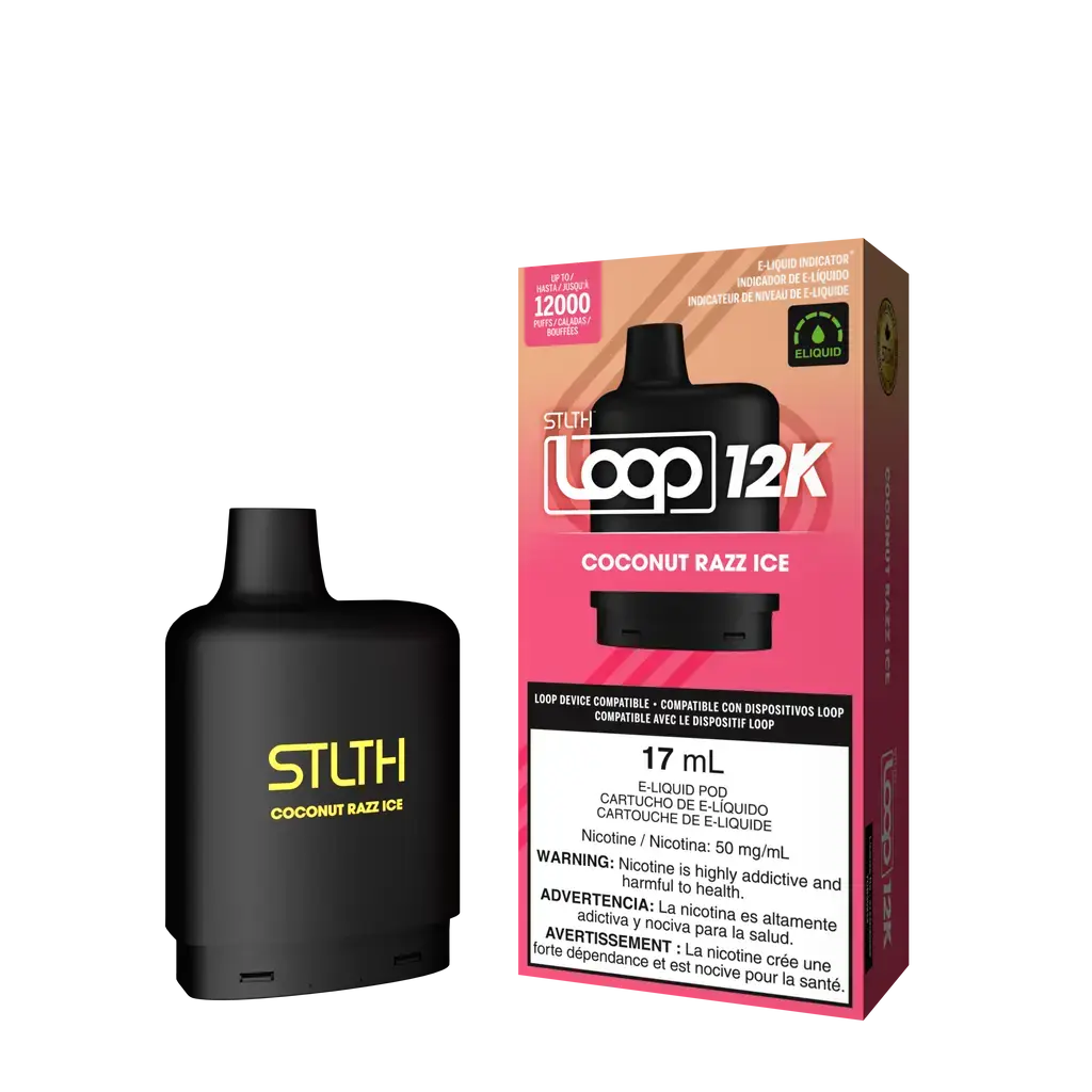 STLTH LOOP Pod 12K | Coconut Razz Ice Stlth
