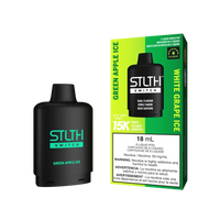 Combo: STLTH LOOP SWITCH 15K Batería + Recarga | Green Apple Ice + White Grape Ice (Manzana Verde Fresca / Uva Blanca Fresca) + Batería V3 Negra