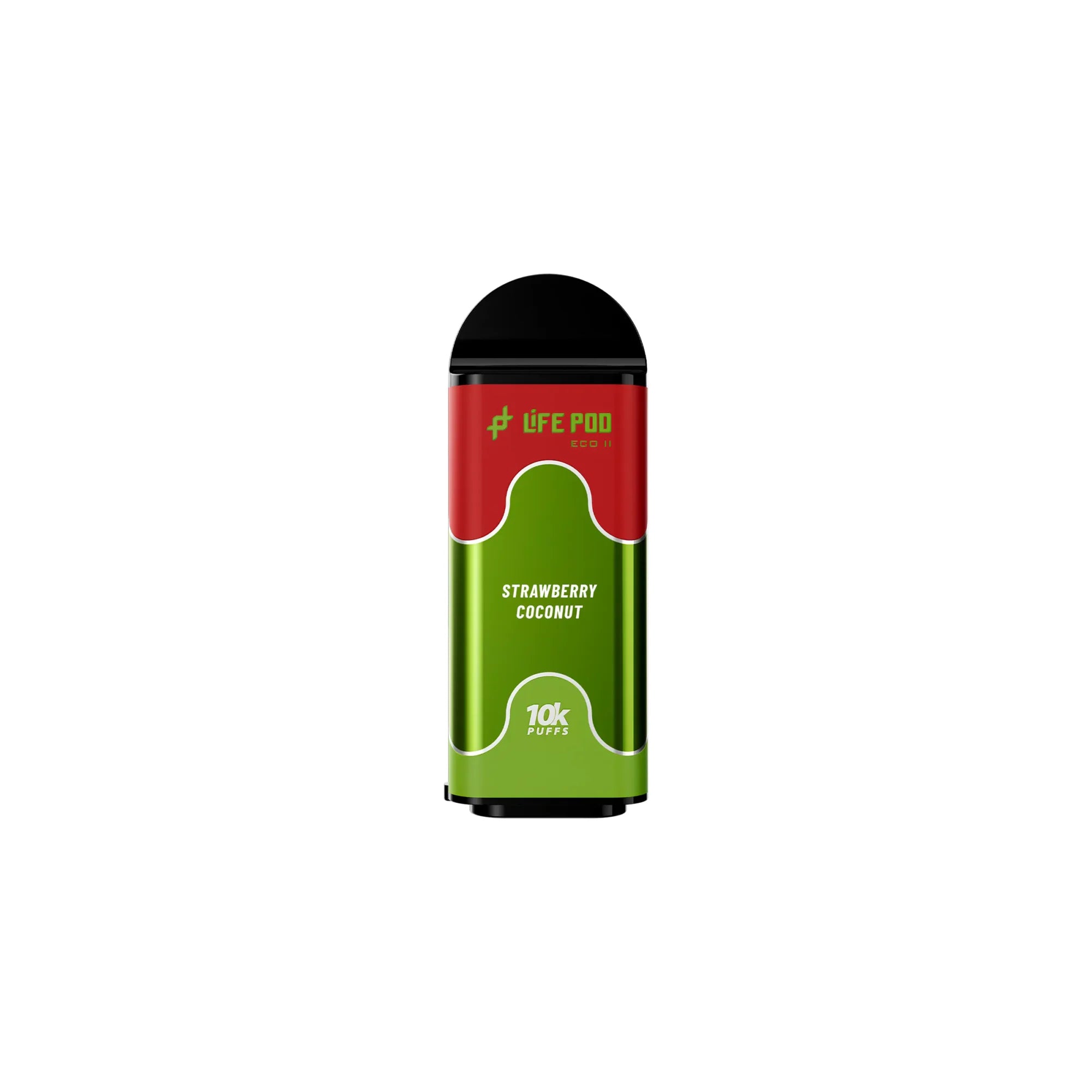 Combo: Life Pod ECO III Batería + Recarga ECO II 10K | Strawberry Coconut (Fresa y Coco) + Batería Negro
