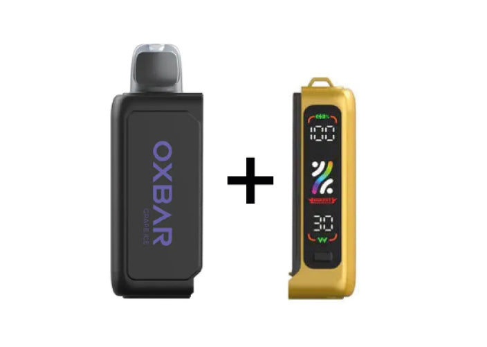 Combo Oxbar Svopp | Grape Ice (Uva Fresca) + Batería Dorada