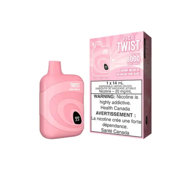 Vice Twist 8000 | Kiberry Melon Ice (Kiwi y Melón Fresco) Stlth