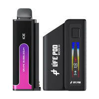 Combo: Life Pod ECO III 20K Batería + Recarga | Grape (Uva) + Batería Negro