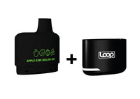 Combo: STLTH LOOP 5K Batería + Recarga | Apple Kiwi Melon Ice (Manzana, Kiwi y Melón Fresco) + Batería V1 Negro