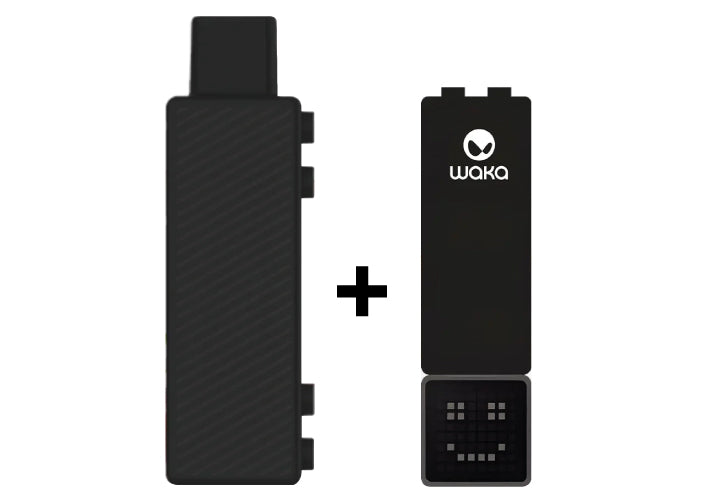 Combo: Waka Creator 15K | Cherry (Cereza) + Batería Negra — combo vape recargable de 15.000 caladas, cigarro electrónico en Perú