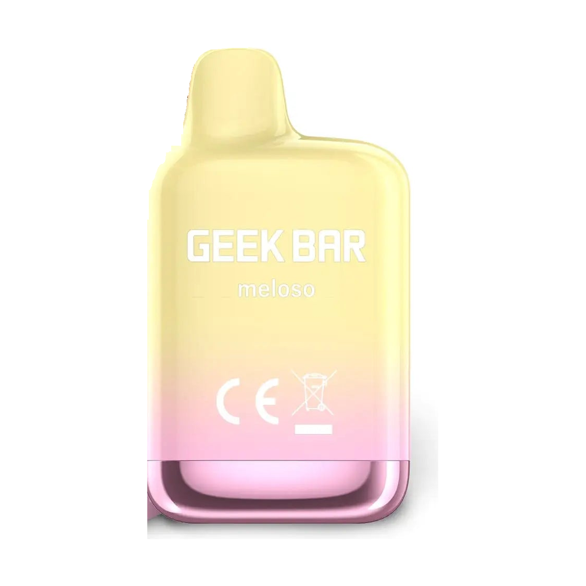 Geek Bar Meloso Mini 1500 sabor Strawberry Banana, fresa con plátano, 1.500 caladas
