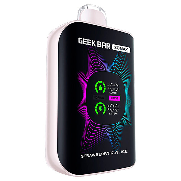 Geek Bar Somax 80K | Strawberry Kiwi Ice (Fresa con Kiwi Fresco) — vape desechable de 80.000 caladas, cigarro electrónico en Perú