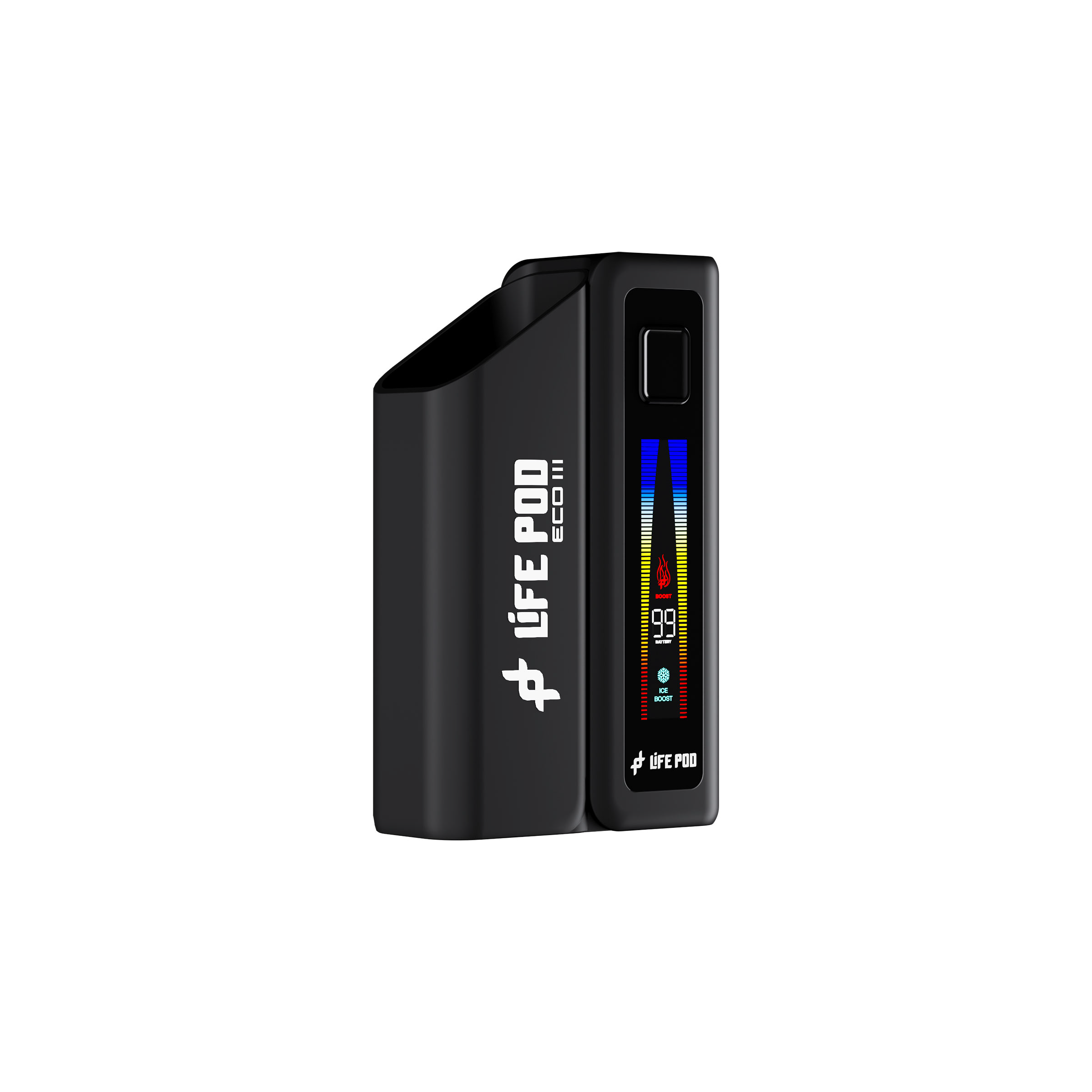 Life Pod ECO III (ECO 3) Batería | Negro + Adaptador ECO II (ECO 2) — batería para vape recargable, cigarro electrónico en Perú