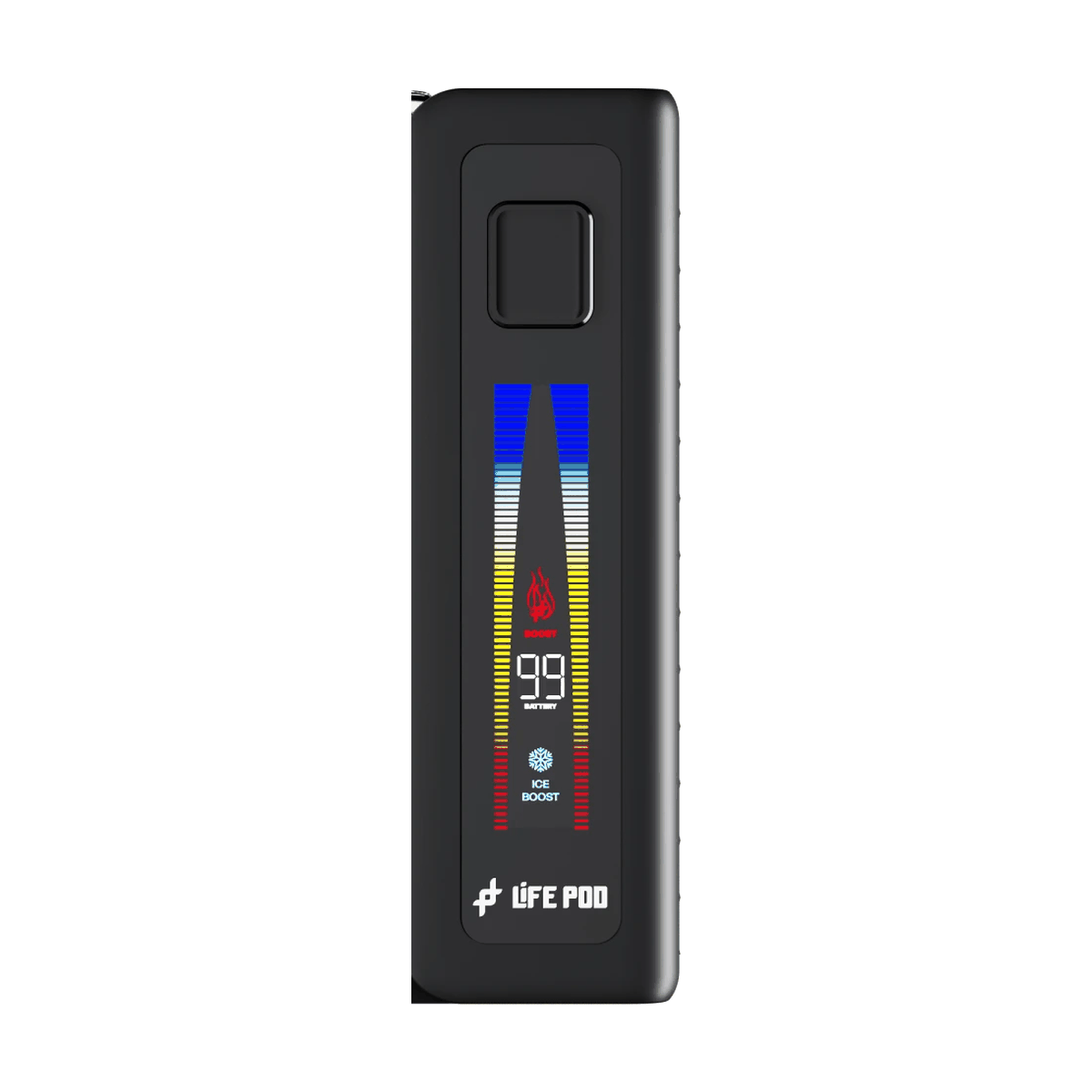 Batería Life Pod ECO III de 1400 mAh con pantalla LED y carga USB-C, color negro