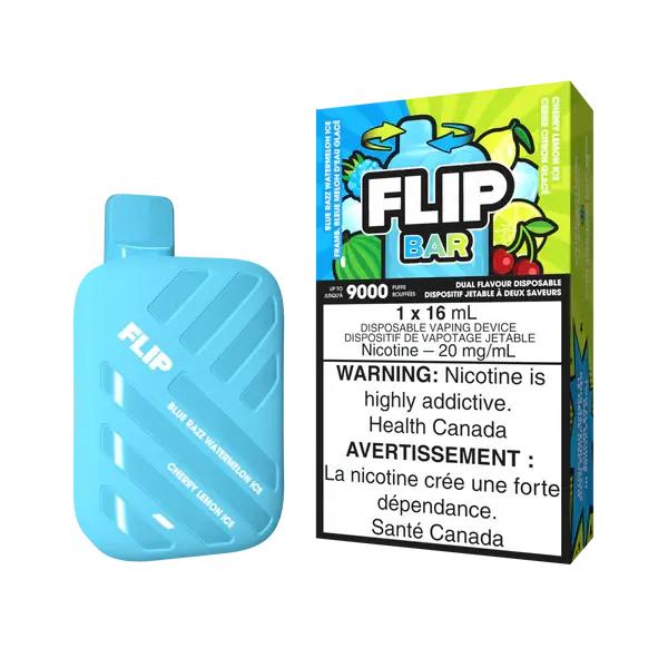 STLTH FLIP BAR 9K | Blue Razz Watermelon Ice and Cherry Lemon Ice (Frambuesa Azul y Sandía Fresca / Cereza con Limón Refrescante) — vape desechable de 9.000 caladas, cigarro electrónico en Perú
