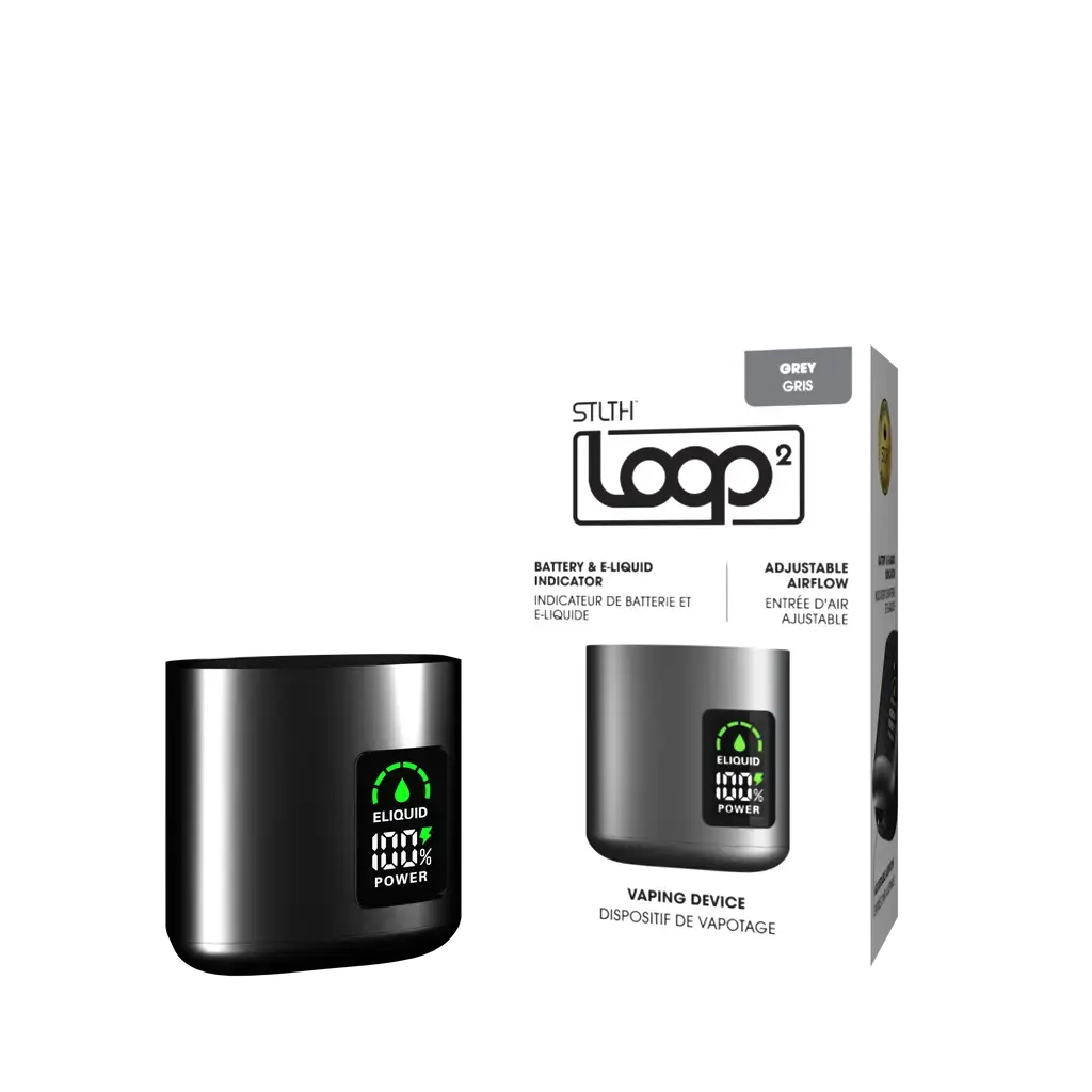 STLTH LOOP Batería V2 | Grey (Gris) — batería para vape recargable, cigarro electrónico en Perú