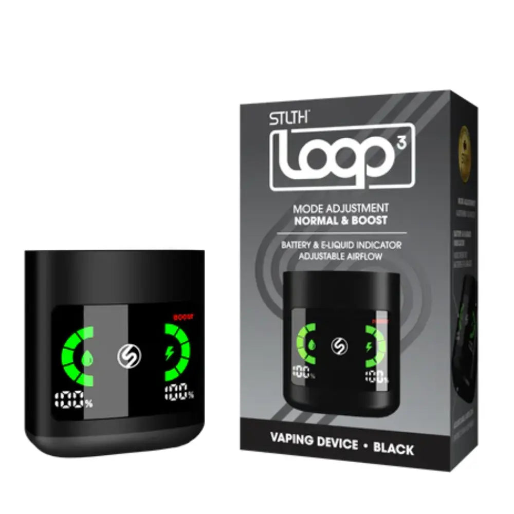 STLTH LOOP Batería V3 | Black (Negro) — batería para vape recargable, cigarro electrónico en Perú