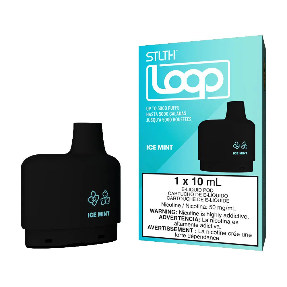 Combo STLTH LOOP 5K Ice Mint (Menta Fresca) + Batería V3 Negra