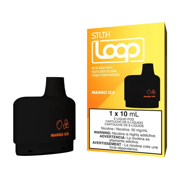 STLTH LOOP Pod 5K | Mango Ice (Mango Fresco) — pod de recarga para vape recargable de 5.000 caladas, cigarro electrónico en Perú